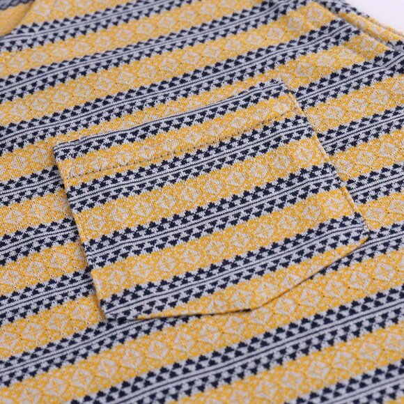 Men Yellow Striped Tank Tops Brand New - Picture 3 of 7